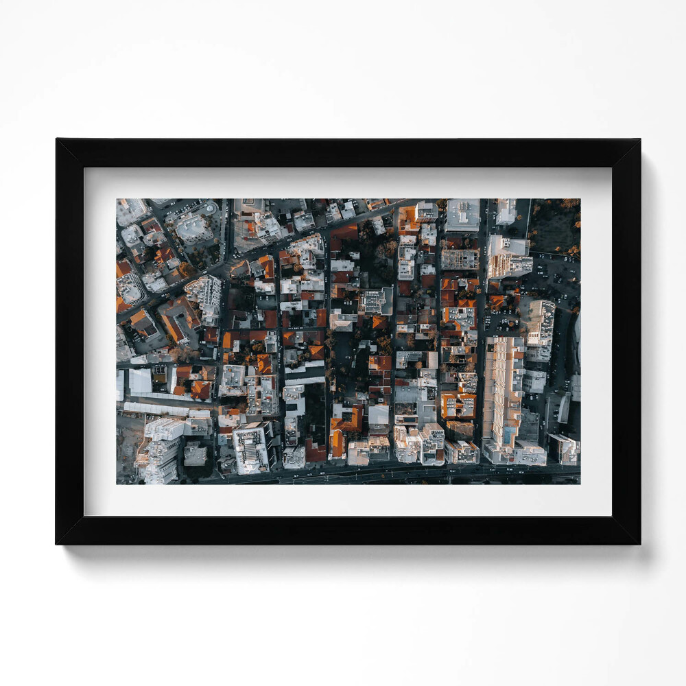 Kép keretben Hegyi kilátás Limassol Ciprus