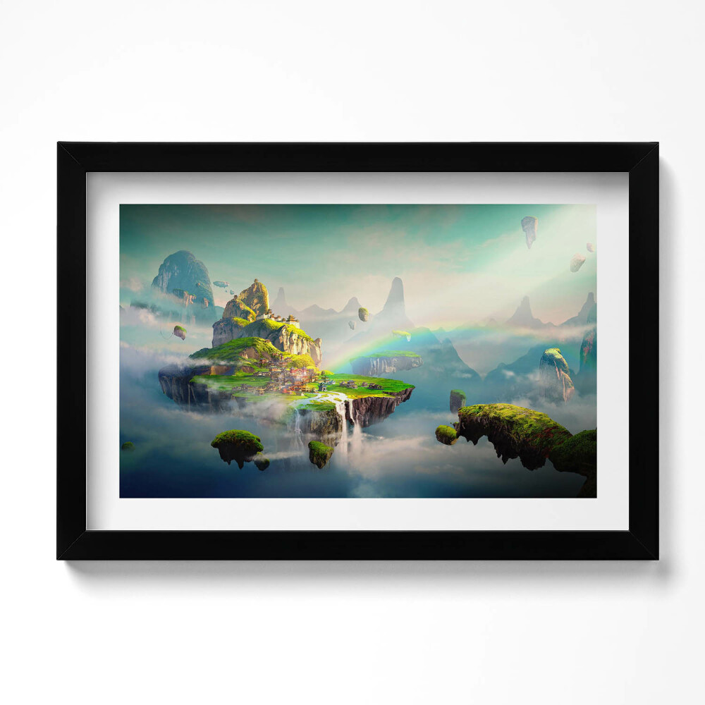 Kép keretben Kínai stílusú fantázia jelenetek