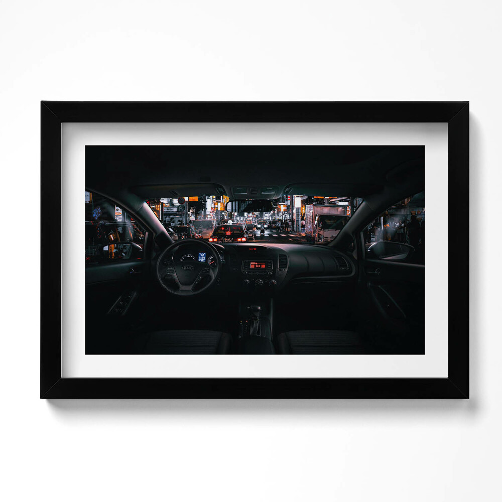 Kép keretben Autó Tokióban