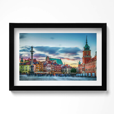 Kép keretben Vár Óváros Varsóban