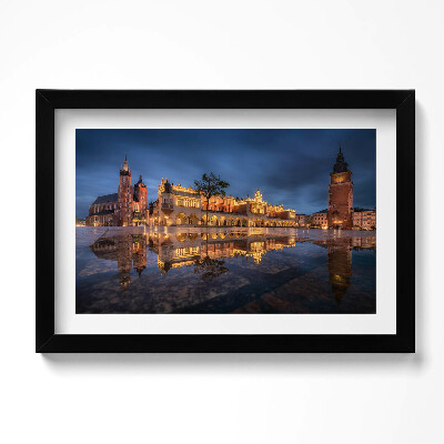 Kép keretben Krakkói piac Ruhás csarnok