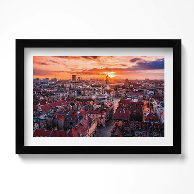 Kép keretben Poznan - panoráma