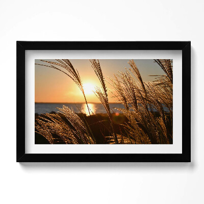 Kép keretben Búzaföld az arany órában