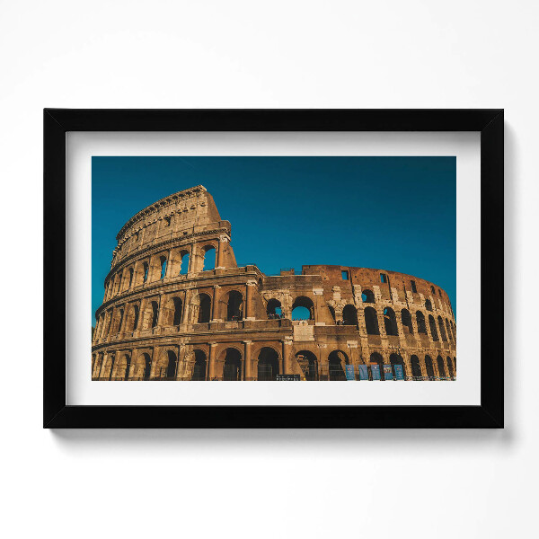 Kép keretben Colosseum Olaszországban