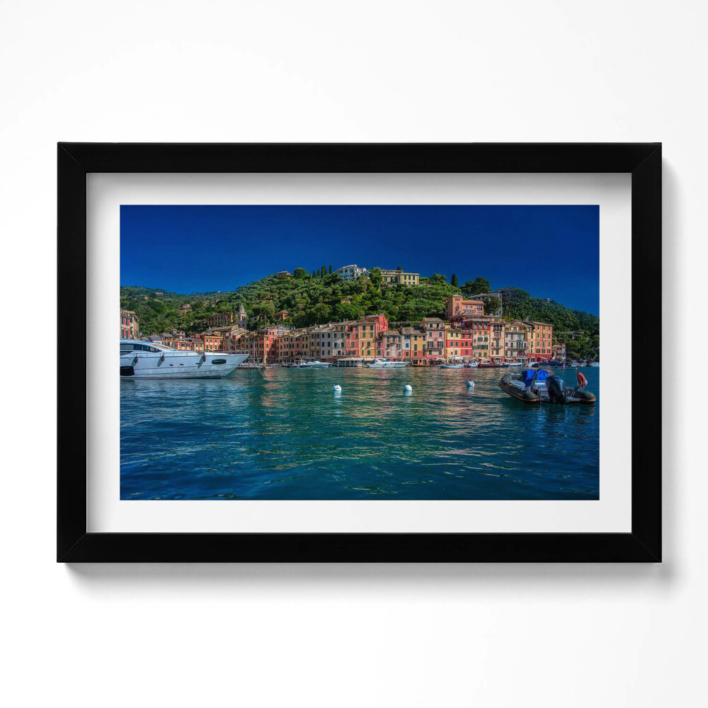 Keretezett kép Hajók hajózása Portofinóban