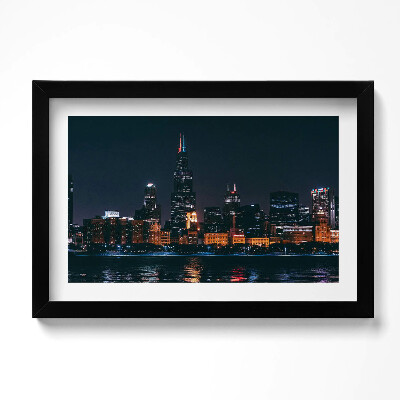 Keretezett kép Chicago városkép