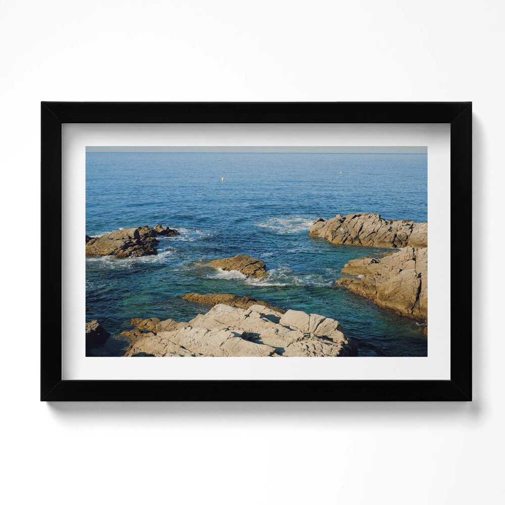 Keretezett kép Costa Brava partja