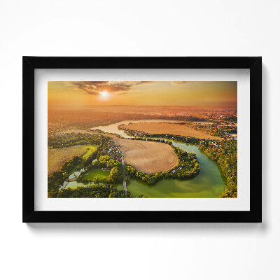 Kép keretben cseh völgy Pilsen Litice