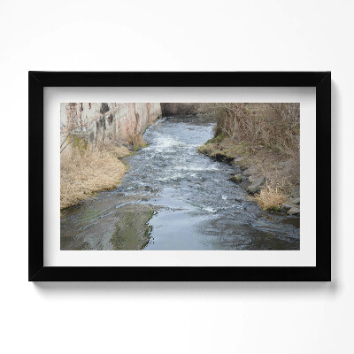 Keretezett kép Tasovice folyó Dyja Morvaország