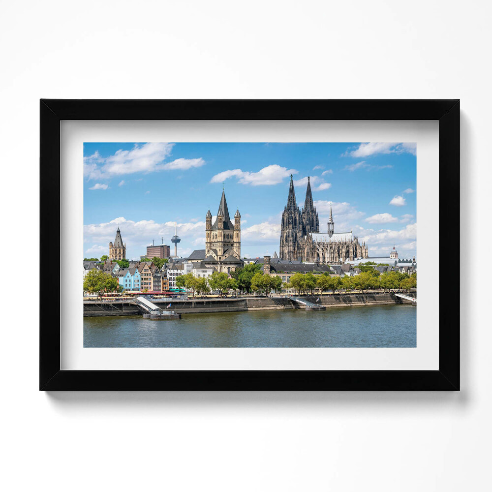 Kép keretben Panoráma Kölnben