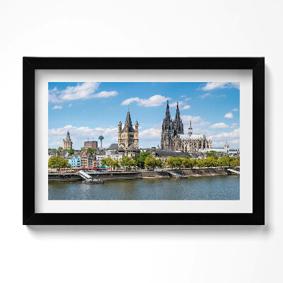 Kép keretben Panoráma Kölnben