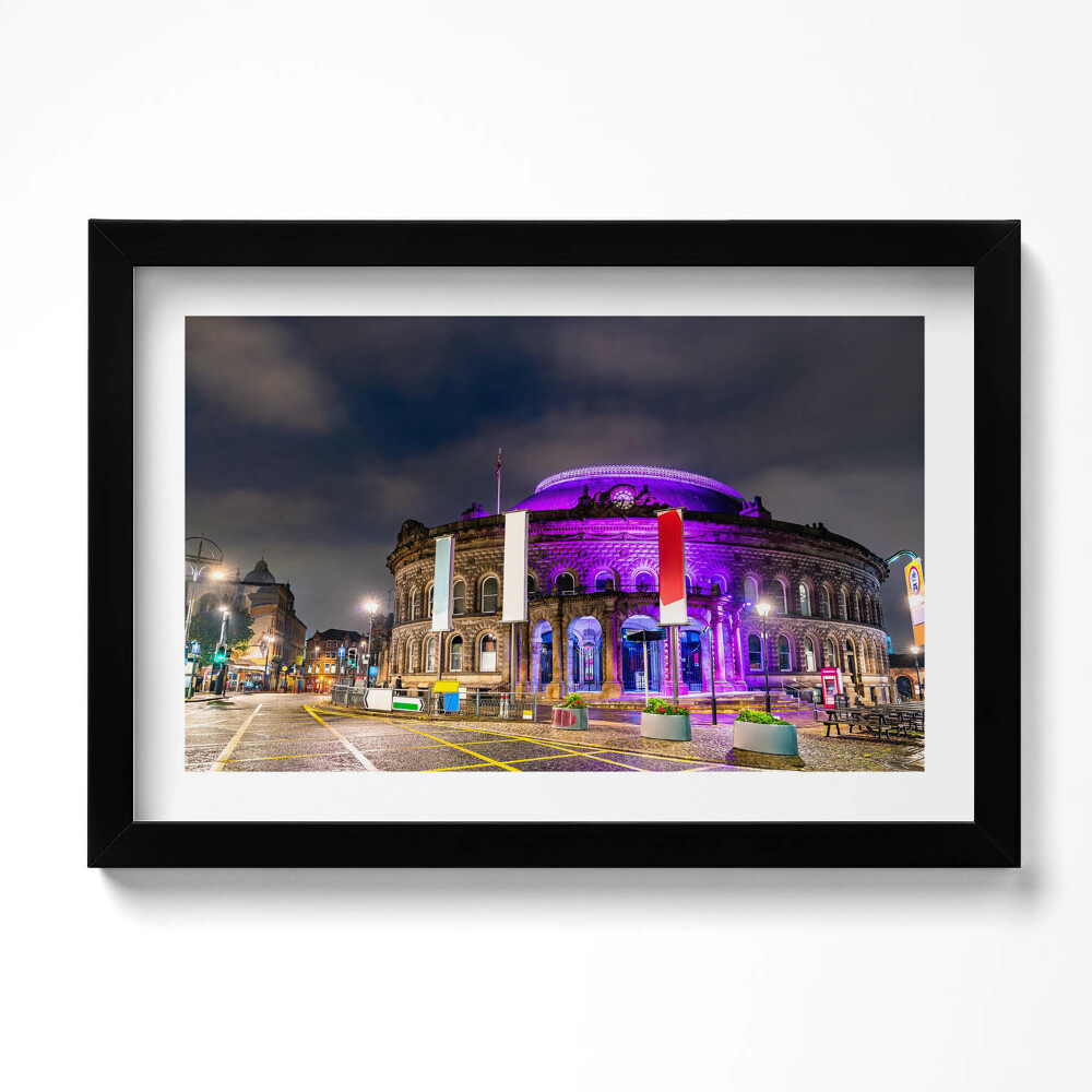 Kép keretben Leeds Corn Exchange Angliában