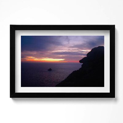 Kép keretben Kőfej