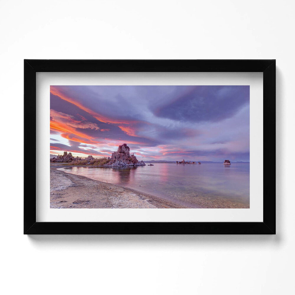 Kép keretben Napfelkelte Mono Lake Kalifornia