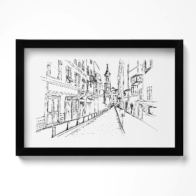 Keretezett kép Drawing of a city Provence