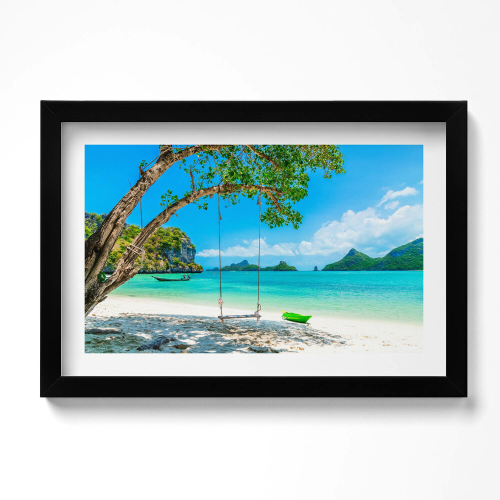 Kép keretben Napos sziget Thaiföldön