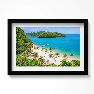 Keretezett kép Koh Samui nemzeti park Thaiföld