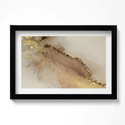Keretezett kép Absztrakt arany