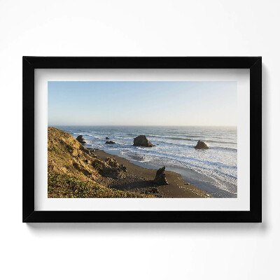 Keretezett kép Tengerparti táj