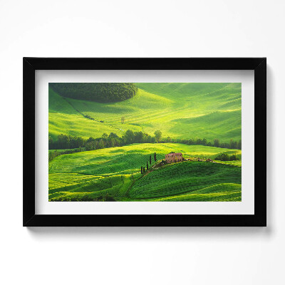 Kép keretben Gyönyörű természeti táj Olaszország