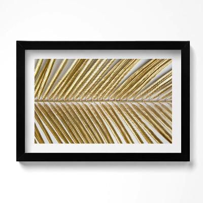 Kép keretben Aranylevél csillogás