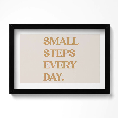 Kép keretben Motivációs felirat 