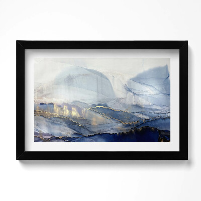 Kép keretben Absztrakt arannyal