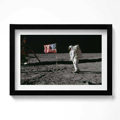 Keretezett kép Leszállás a Holdon - NASA fotó