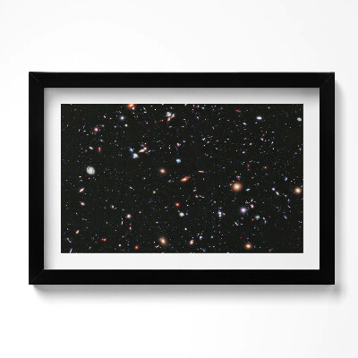 Keretezett kép NASA fotó - csillagos űr