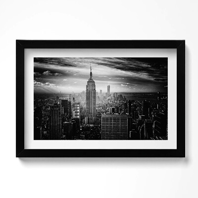 Keretezett kép New York City épületei