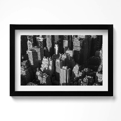 Keretezett kép Fekete-fehér városi építészet