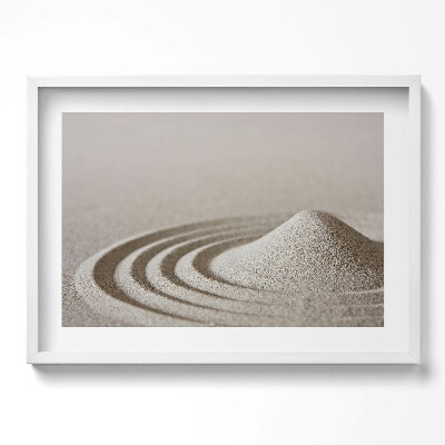 Kép keretben Homokdűnék és hullámok