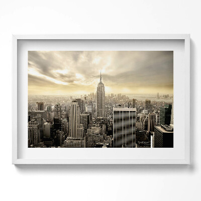 Kép keretben New York-i városkép Empire State Building
