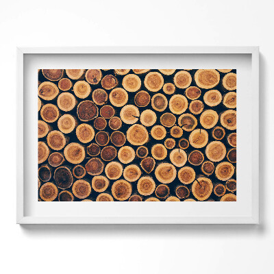 Kép keretben Fakitermékek keresztmetszete