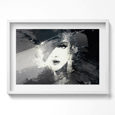 Kép keretben Absztrakt női arckép