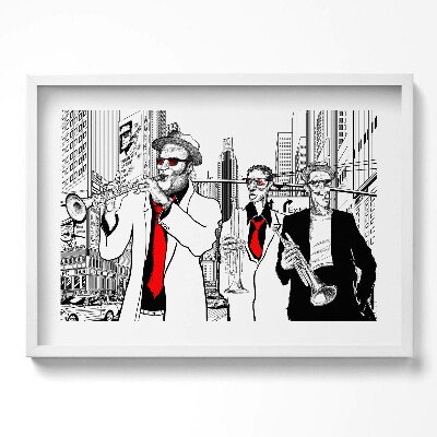 Kép keretben Jazzzenészek városi környezetben