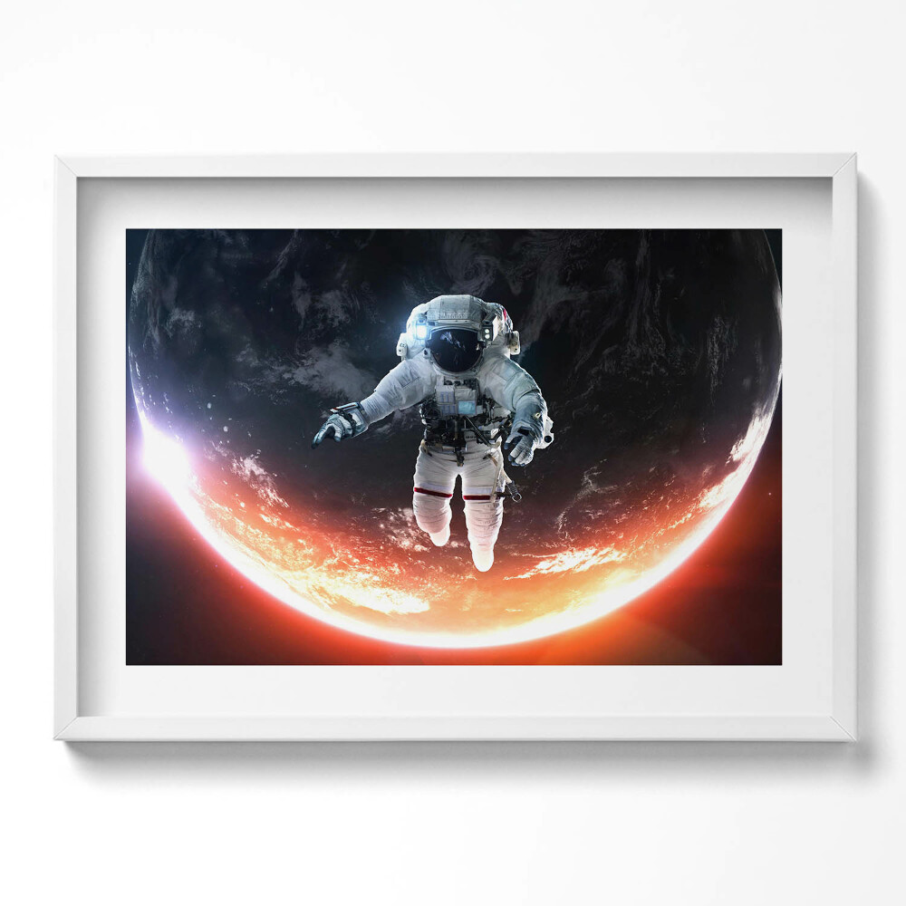 Kép keretben Űrhajós a világűrben
