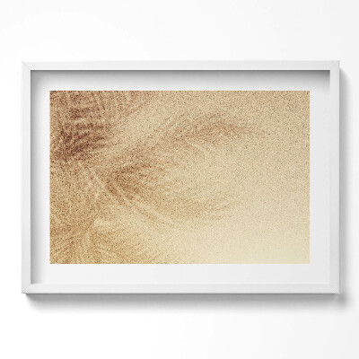 Kép keretben Homokos háttér növényi motívum