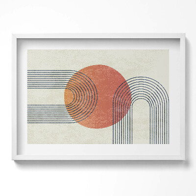 Kép keretben Absztrakt geometriai mintázat