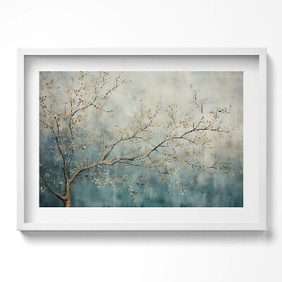 Kép keretben Tavaszi faágak lágy színek