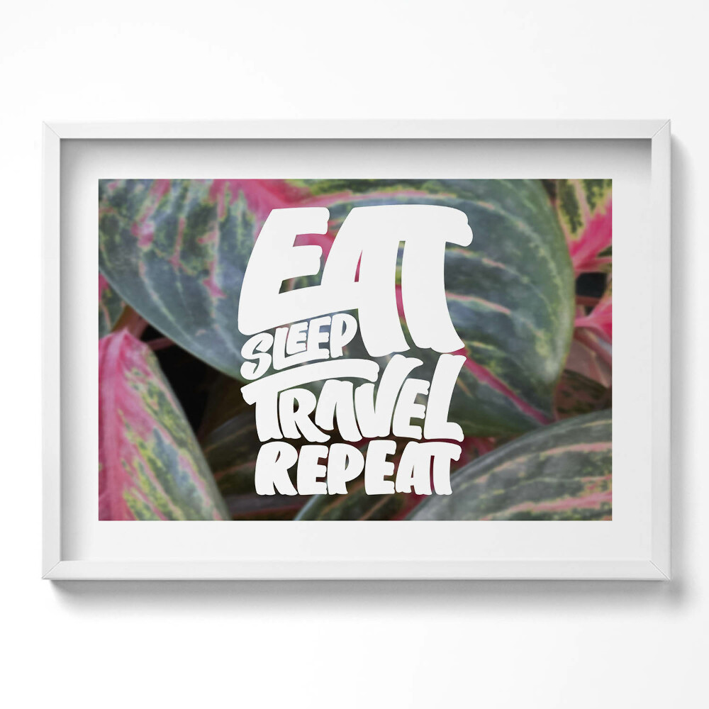 Kép keretben Étkezés alvás utazás ismétlés