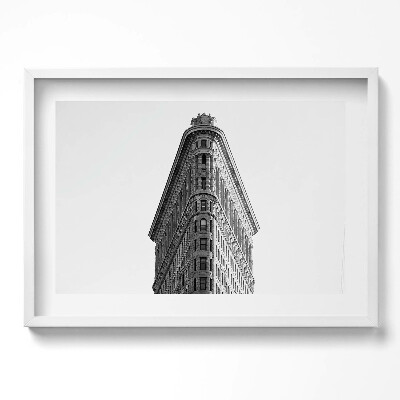 Kép keretben Félköríves épület fekete-fehér