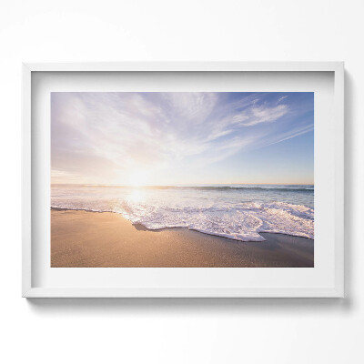 Kép keretben Tengerparti naplemente