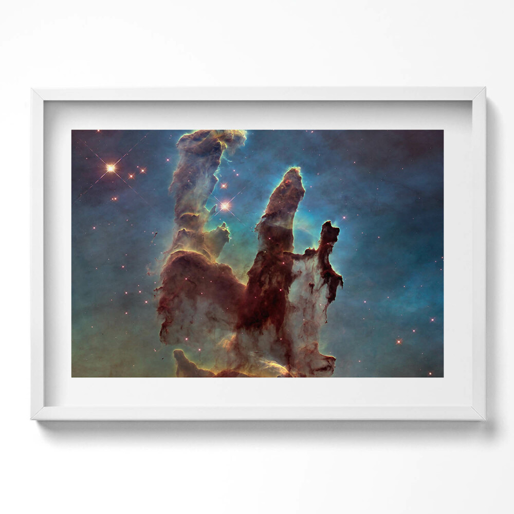 Kép keretben Csillagközi köd és galaktikus forma