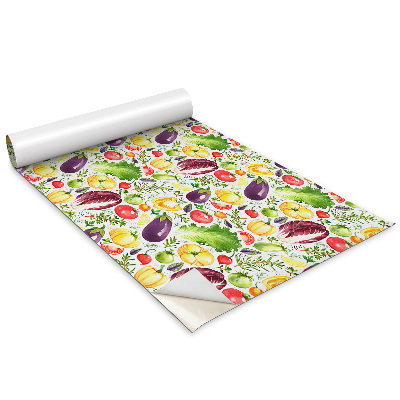 Dekoratív bútor matrica Színes zöldségek