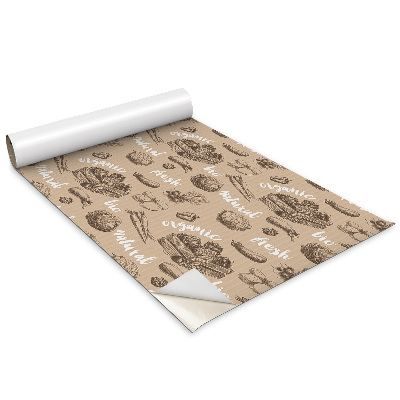 Dekoratív bútor matrica Természetes zöldségek