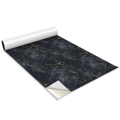 Dekoratív bútor matrica Fekete márvány