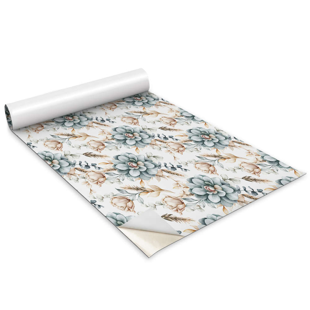 Dekoratív bútor matrica Festett virágok