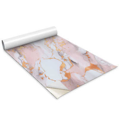 Dekoratív bútor matrica Pasztell rózsaszín márvány