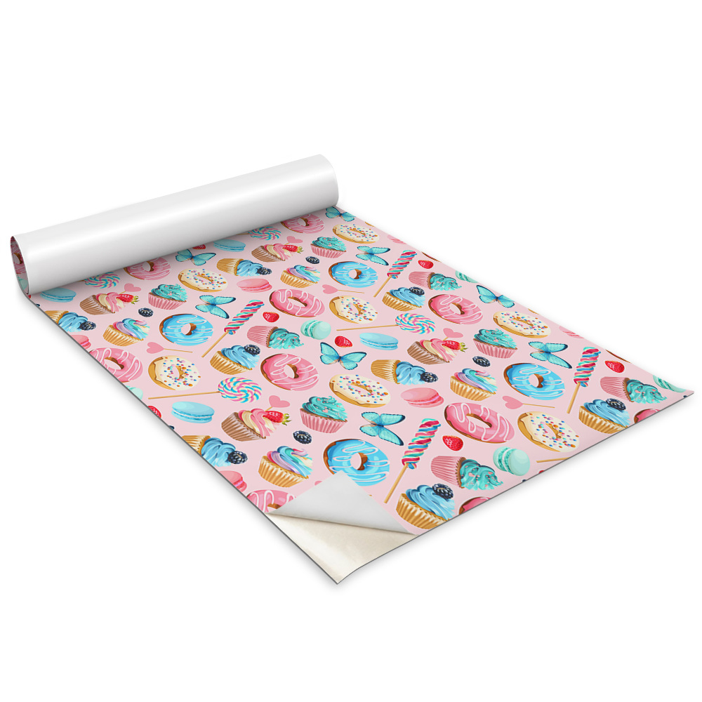 Dekoratív bútor matrica Édes minta